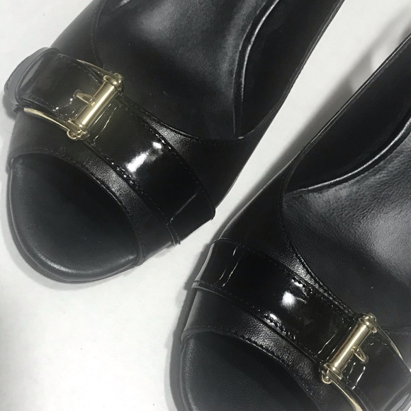 Cole Haan x Nike Air Judy 55 Black Heels Size 6.5 - Picture 3 of 14